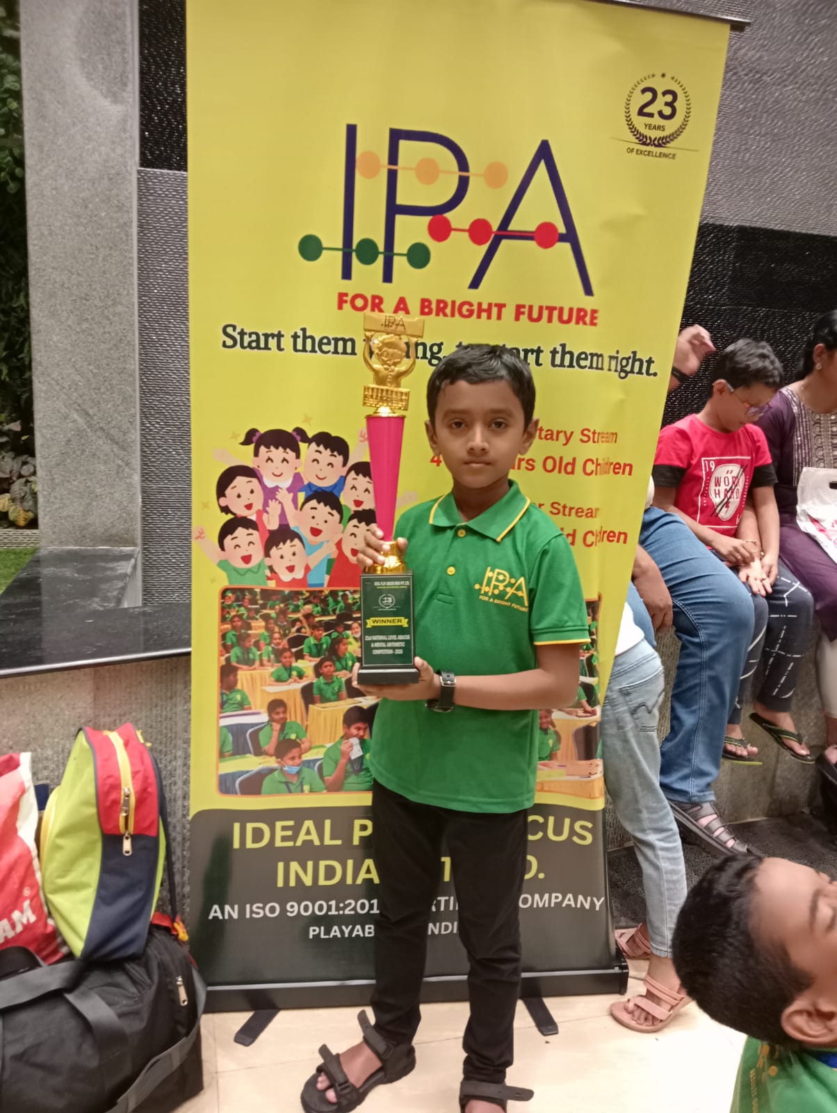 ರಾಷ್ಟ್ರಮಟ್ಟದ ಅಬಾಕಸ್: ಸದ್ವಿನ್ ಎಸ್ ಆಚಾರ್ಯಗೆ ಪ್ರಥಮ ಸ್ಥಾನ