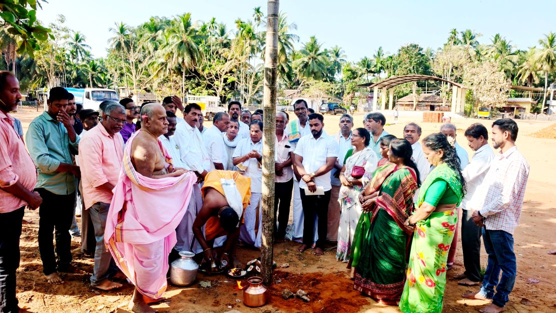 ಕೋಟ ನಾಗಮಂಡಲೋತ್ಸವದ ಚಪ್ಪರ ಮುಹೂರ್ತ