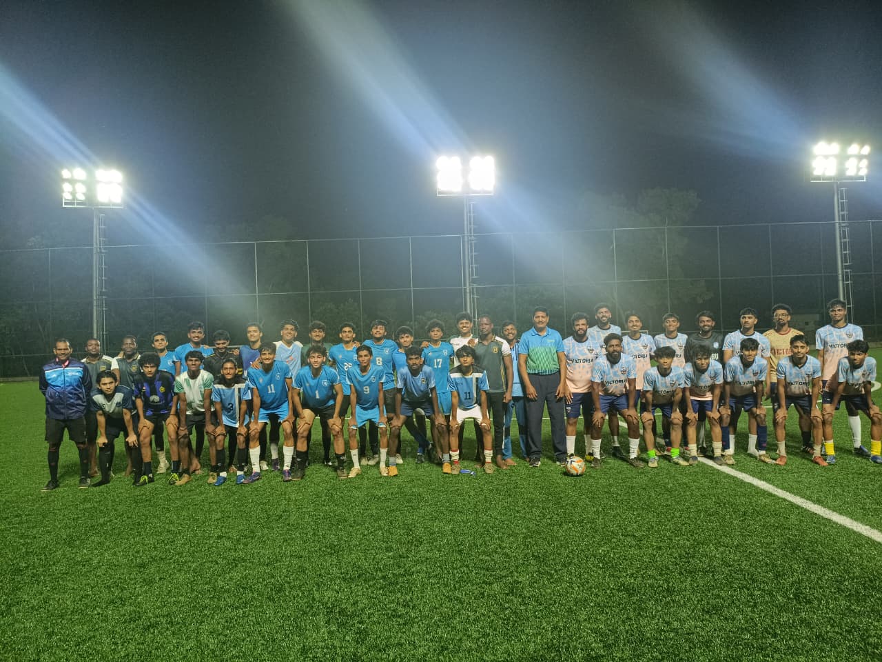 ನಿಟ್ಟೆ: ಹೊನಲುಬೆಳಕಿನ ಫುಟ್ಬಾಲ್ ಪಂದ್ಯ