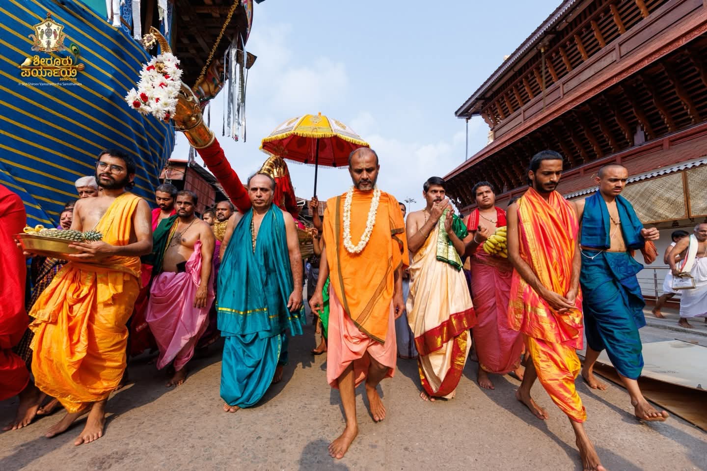 ಶ್ರೀ ಕೃಷ್ಣ ಮಠಕ್ಕೆ ಉತ್ತರಾಧಿ ಮಠದ ಶ್ರೀ ಸತ್ಯಾತ್ಮ ತೀರ್ಥ ಶ್ರೀಪಾದರ ಭೇಟಿ