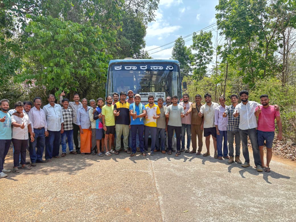 ಮಟಪಾಡಿ: ನೂತನವಾಗಿ ಆರಂಭಗೊಂಡ ಸಾರಿಗೆ ಬಸ್ಸಿಗೆ ಸಂಭ್ರಮದ ಸ್ವಾಗತ