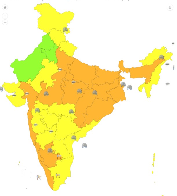 ಕರಾವಳಿ ಭಾಗದಲ್ಲಿ ಆರೆಂಜ್ ಅಲರ್ಟ್ ಘೋಷಣೆ