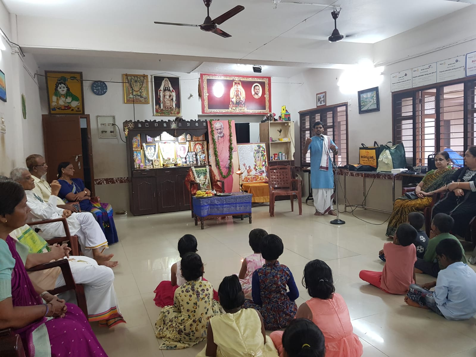 ಶ್ರೀ ಕೃಷ್ಣ ಬಾಲನಿಕೇತನದಲ್ಲಿ ಗುರುಪೂರ್ಣಿಮೆ