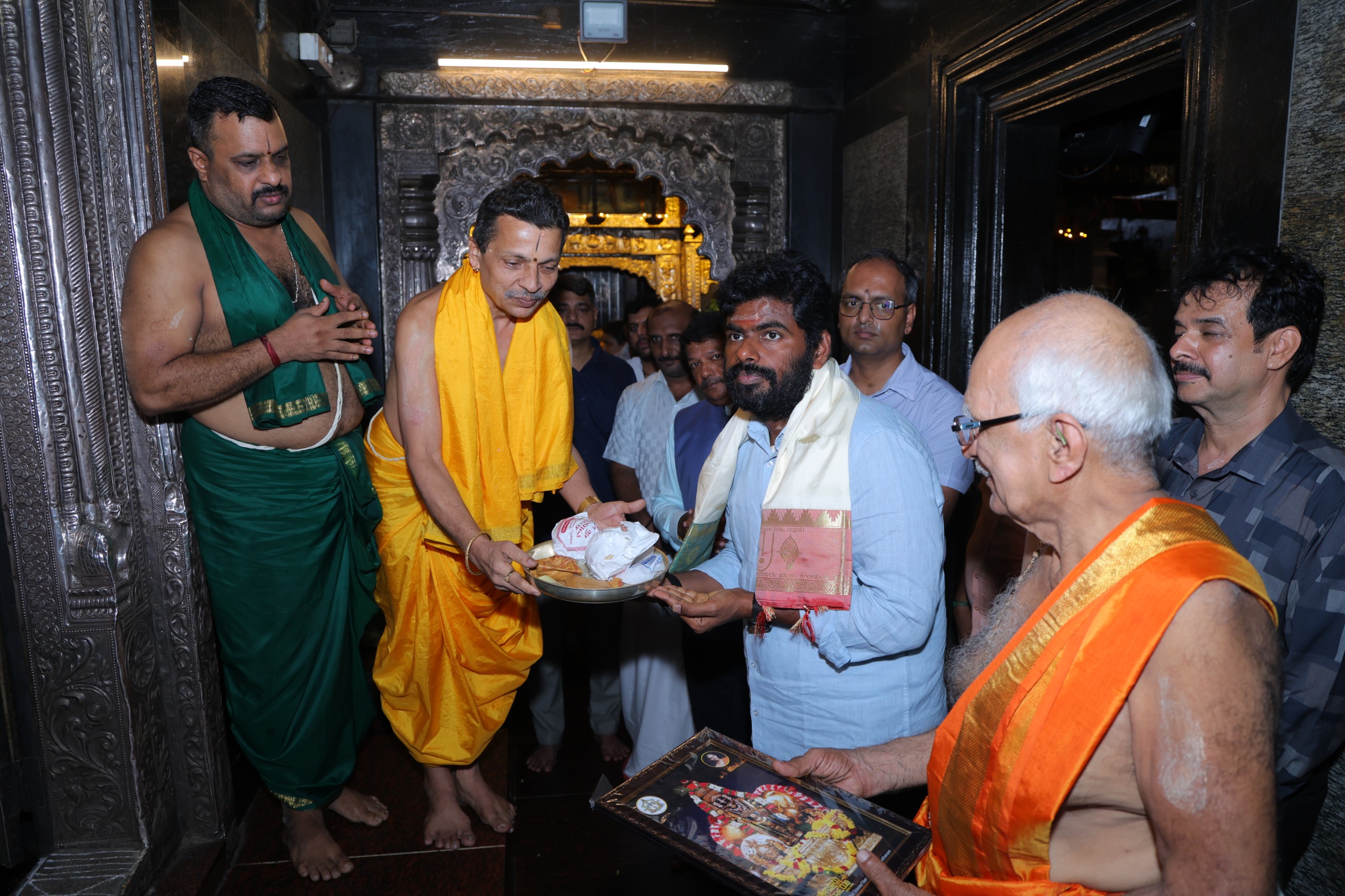 ಶ್ರೀ ಕೃಷ್ಣ ಮಠಕ್ಕೆ ಅಣ್ಣಾಮಲೈ ಭೇಟಿ